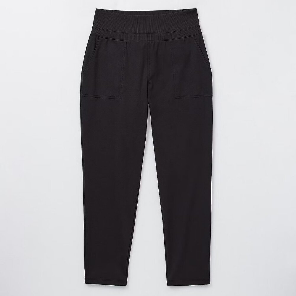 New Stylus High Rise Tapered Pull-On Pants, Black, Size S